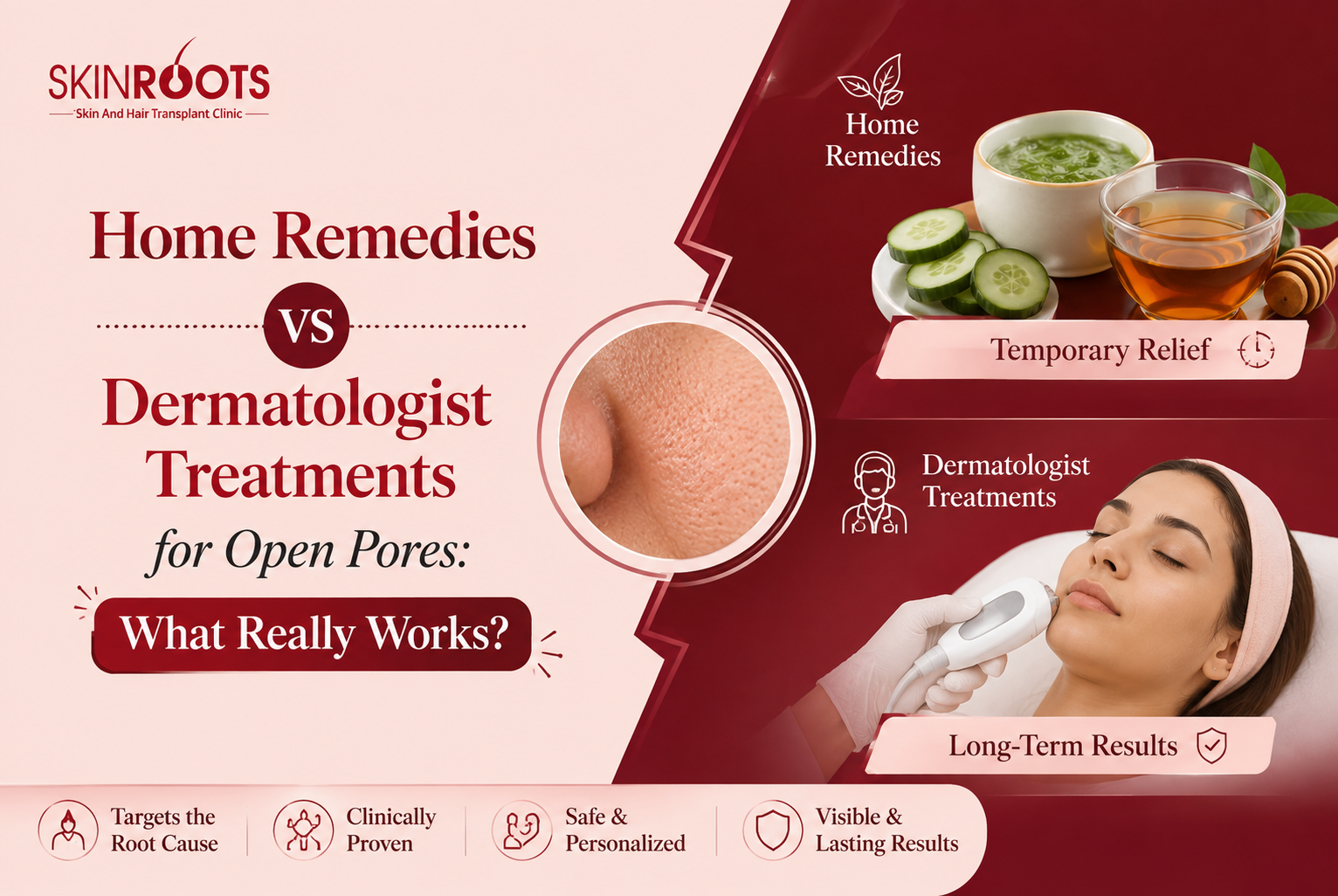 Home Remedies vs Dermatologist Treatments for Open Pores: What Really Works?